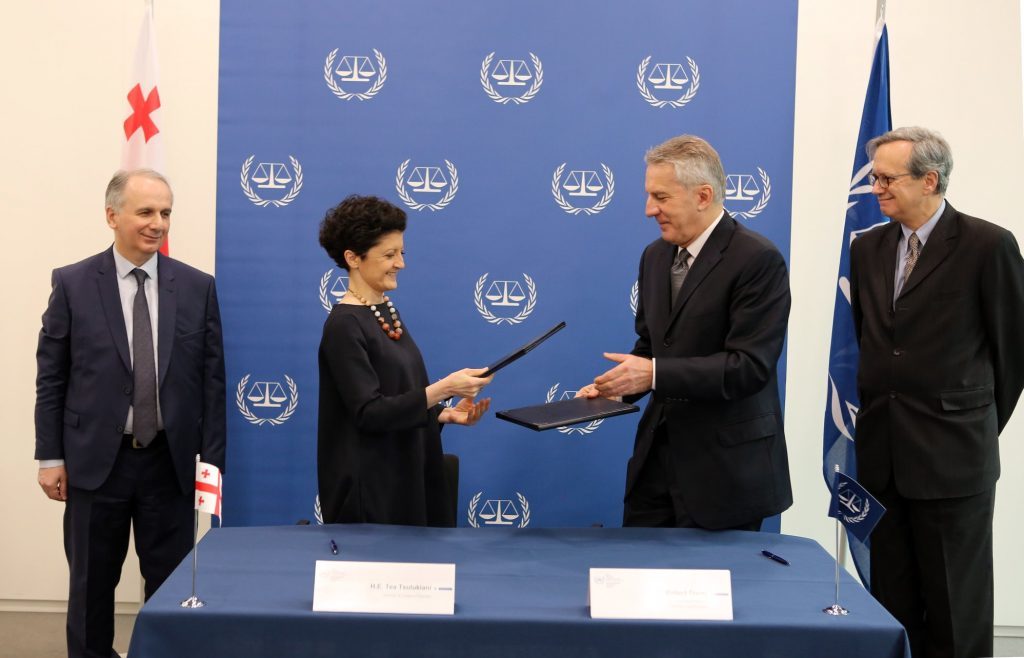 Agreement between Government of Georgia and International Criminal Court was signed