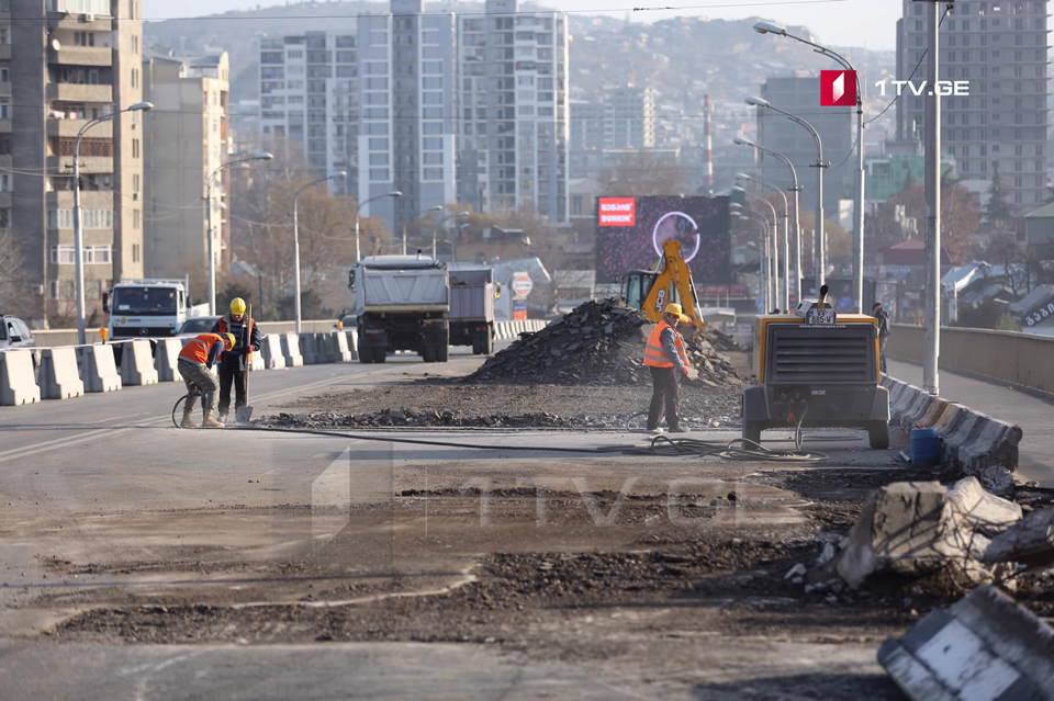 Реабилитационные работы на мосту Вахушти продлятся примерно пять месяцев