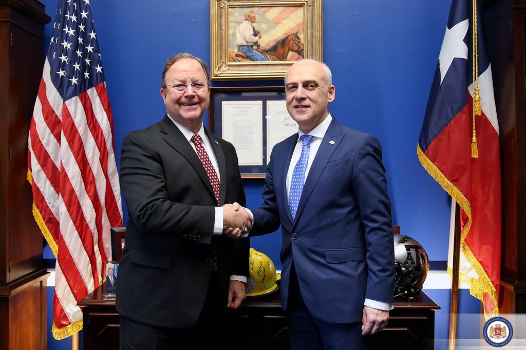 Georgia’s Foreign Minister meets with US Congressman Bill Flores