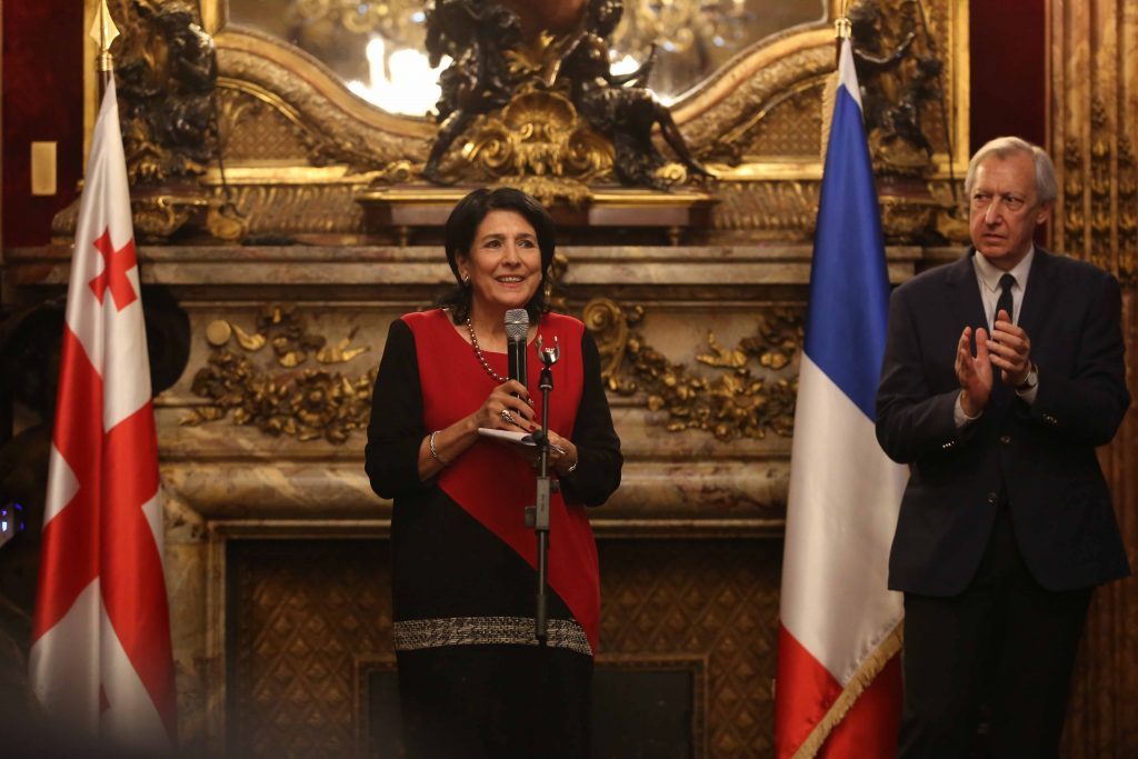 Սալոմե Զուրաբիշվիլին հույս է հայտնել, որ Ֆրանսիայի աջակցությունը Վրաստանի նկատմամբ կլինի ավելի ակտիվ