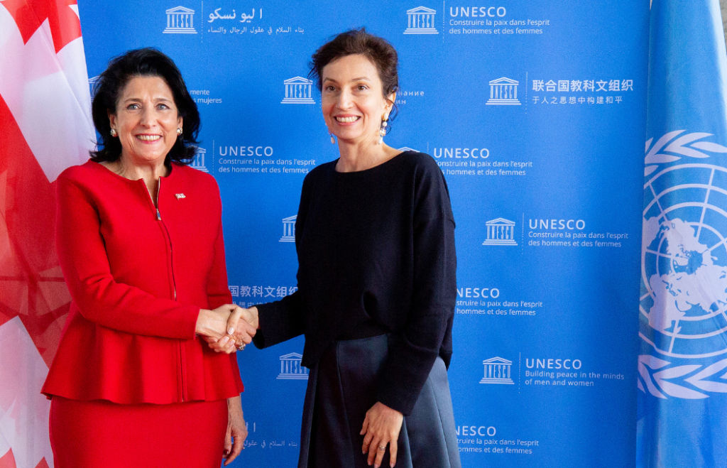 Саломе Зурабишвили встретилась с генеральным секретарем ЮНЕСКО