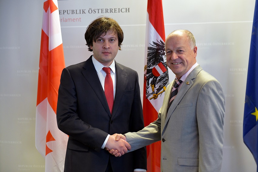 Ираклий Кобахидзе встретился с президентом Федерального совета Австрии