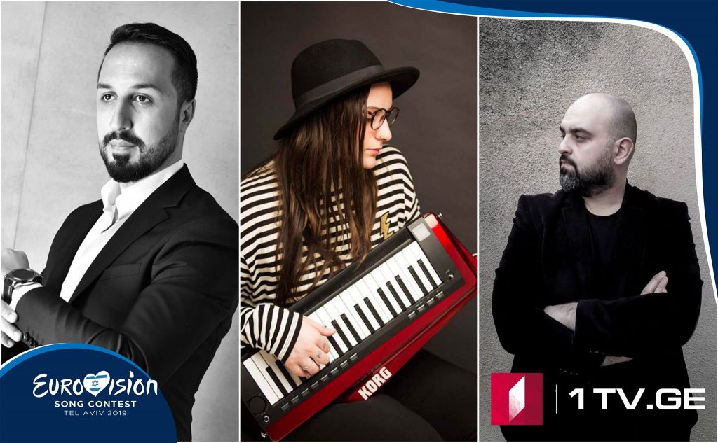 Winner composers of competition for selection of 2019 ESC Georgian entry song in “Midday”