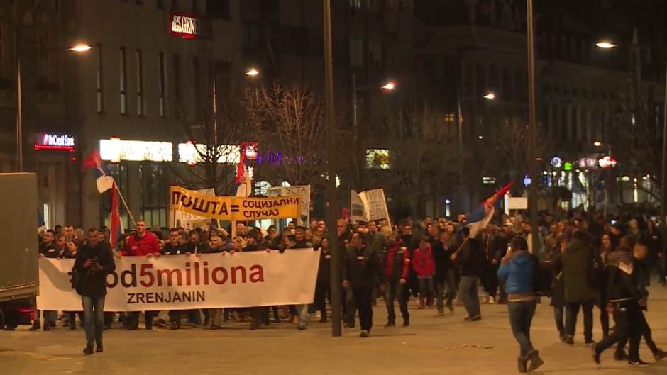 Սերբիայի նախագահի պաշտոնաթողության պահանջով Բելգրադում տեղի է ունեցել բողոքի ցույց