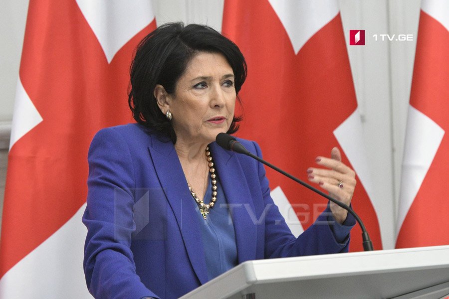 Salome Zurabişvili bugün parlamentdə məruzə ilə çıxış edəcək