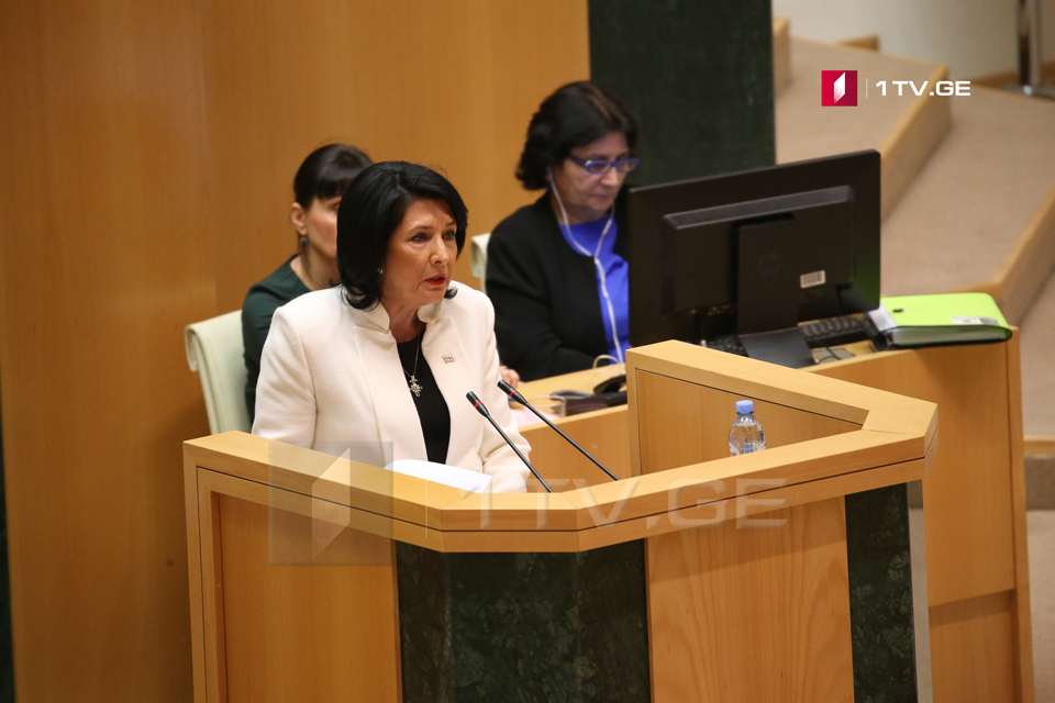 Salome Zurabishvili – We cannot close an eye to threats which intimidate people and whole society