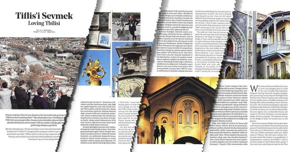 В журнале «Turkish Airlines» опубликована статья о Тбилиси