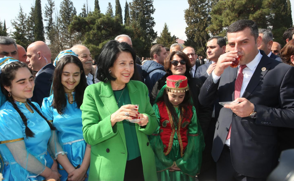 Президент Грузии поздравила этнически азербайджанское население с праздником Навруз-байрам