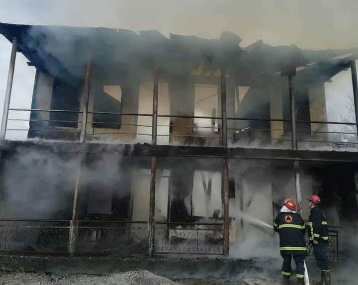 75-летний мужчина погиб при пожаре в селе Чвеле в Цаленджиха