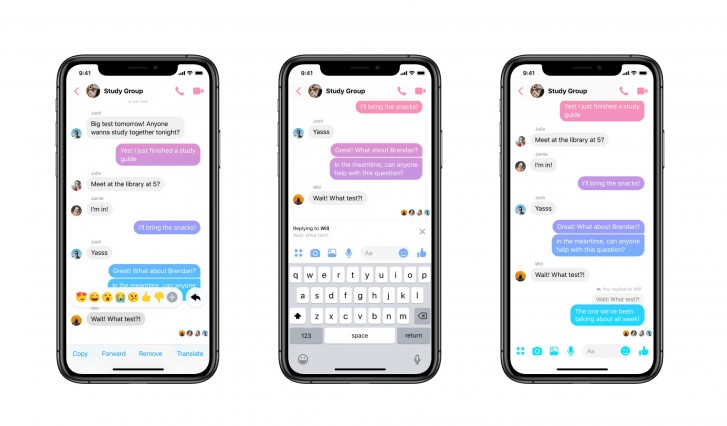 Facebook adds quoted replies to Messenger