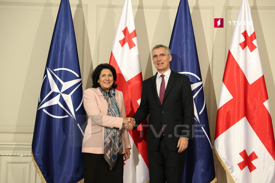 Salome Zurabishvili hosted NATO Secretary General at Atoneli Residence