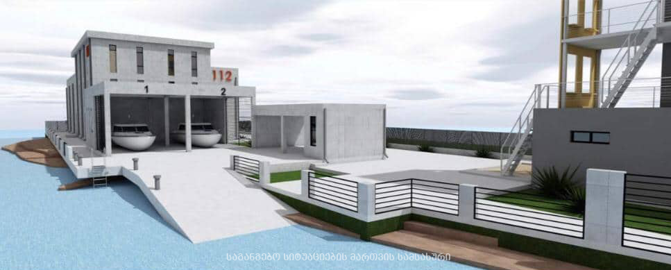В Анаклии началось строительство нового пожарно-спасательного здания