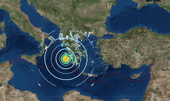 В Греции произошло землетрясение