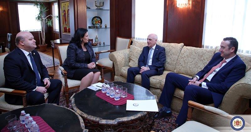 Давид Залкалиани встретился с вице-премьером Украины в Вашингтоне