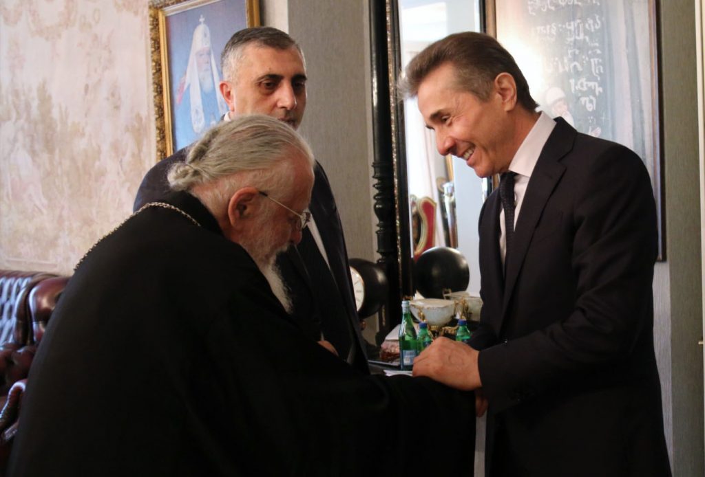 Bidzina Ivanishvili met the Patriarch