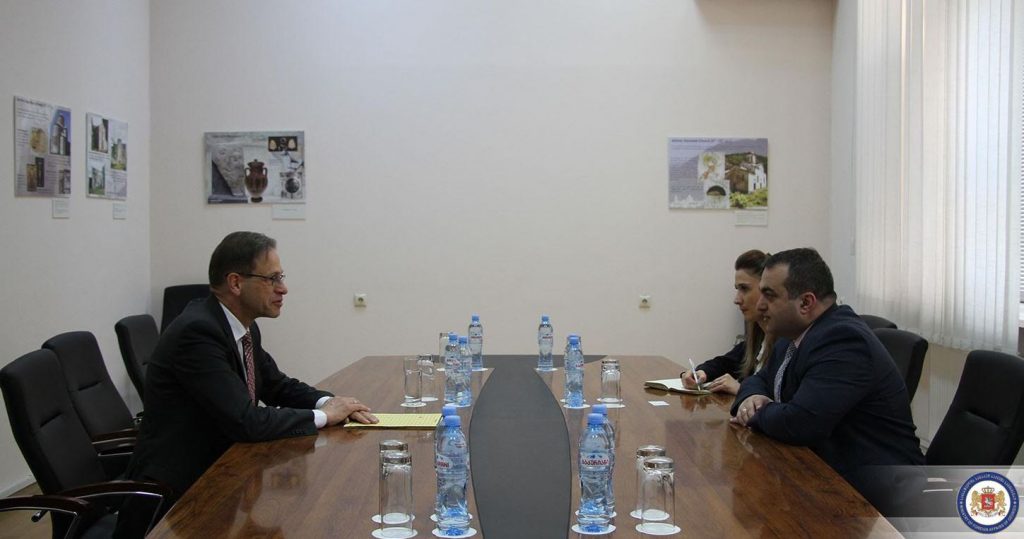 Lasha Darsalia met Ambassador of Germany 