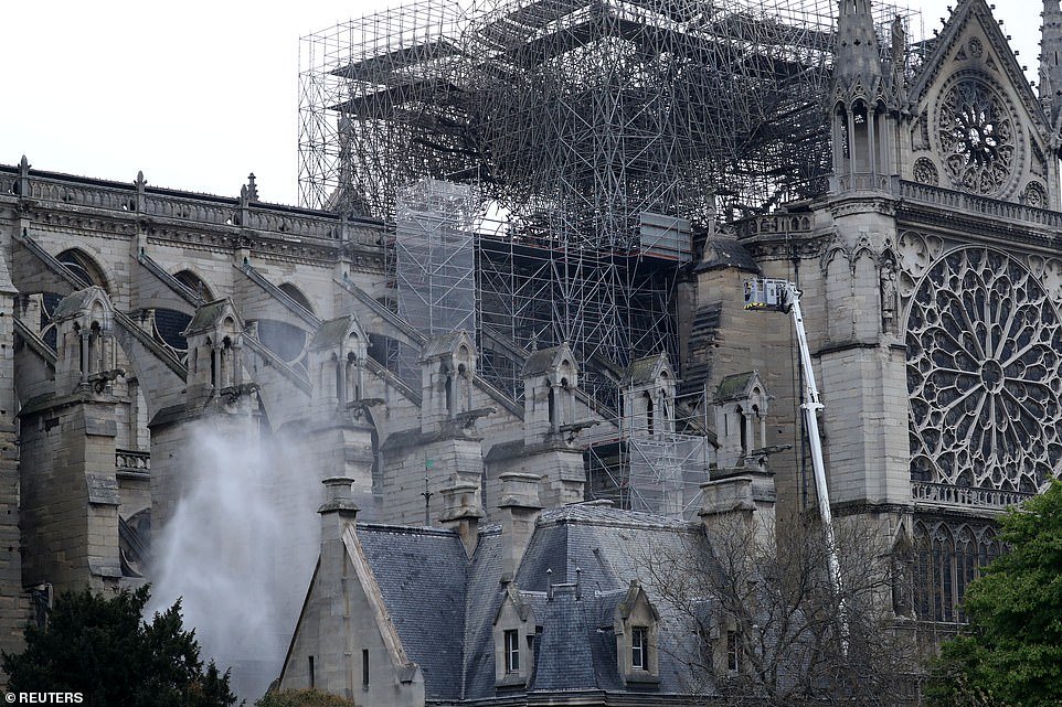 Notre Dame Cathedral after fire (Photo)