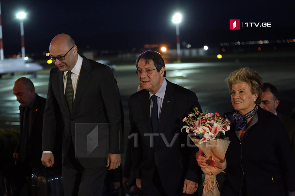 Начался официальный визит президента Кипра в Грузию