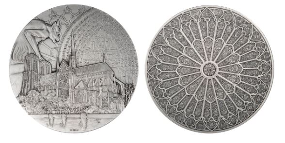 Парижский монетный двор заново выпустит монеты с изображением собора Парижской Богоматери