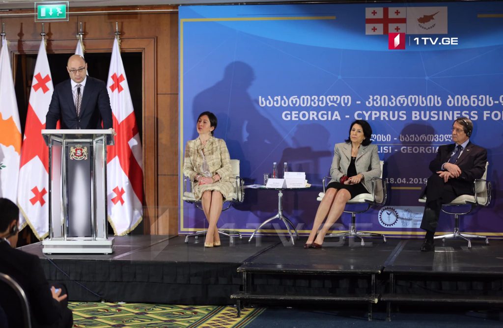 Георгий Кобулия - Мы планируем развивать экономические отношения с Кипром по трем приоритетным направлениям