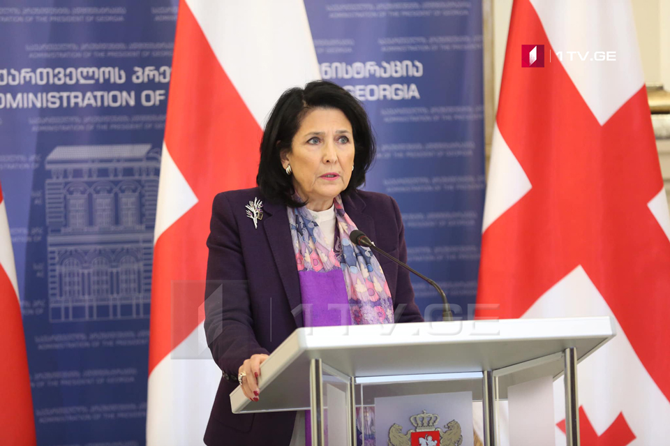 Саломе Зурабишвили - Президент не должен касаться вопроса трудового спора в Чиатура