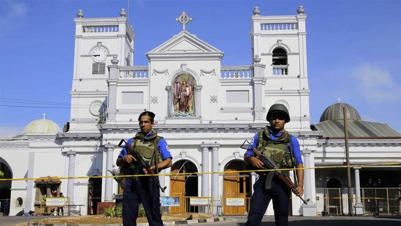 Министерство обороны Шри-Ланки заявляет, что террористические акты стали местью за нападение на мечети в Крайстчерче