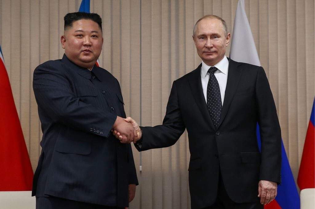 Владимир Путин встретился с Ким Чен Ыном
