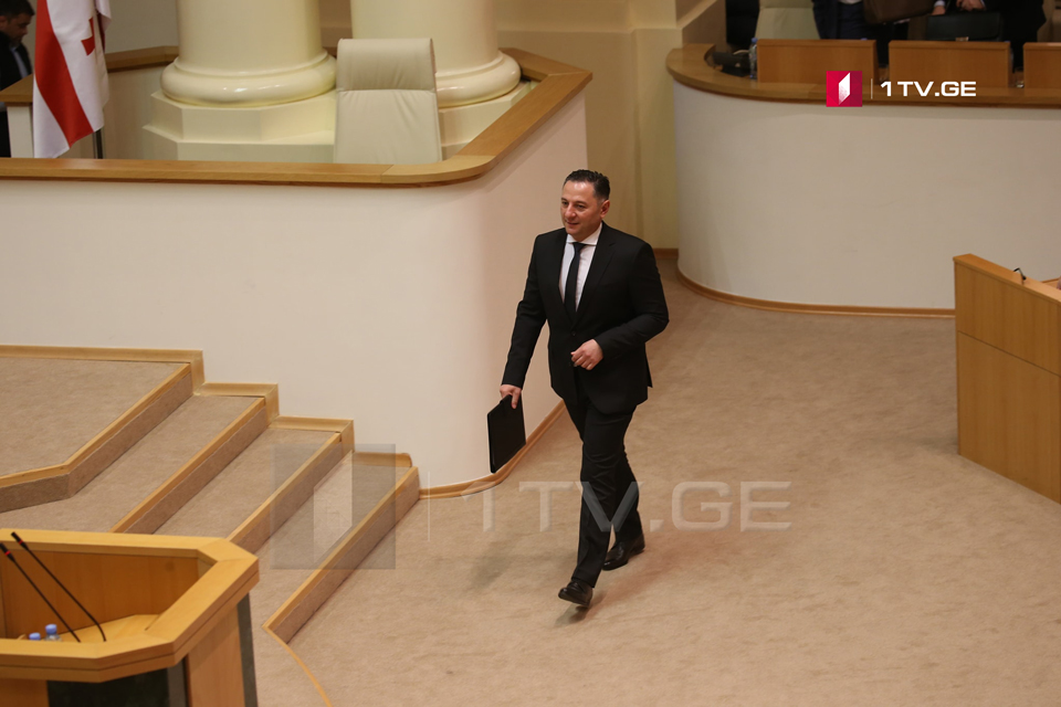 В парламенте в формате «Час министра» сегодня заслушают Вахтанга Гомелаури