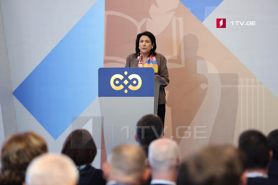 Саломе Зурабишвили - У нас есть право, мы должны требовать и добиться того, чтобы полноправно войти в европейское культурное пространство