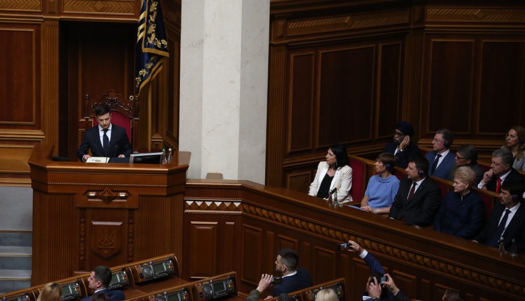 Саломе Зурабишвили присутствовала на инаугурации новоизбранного президента Украины
