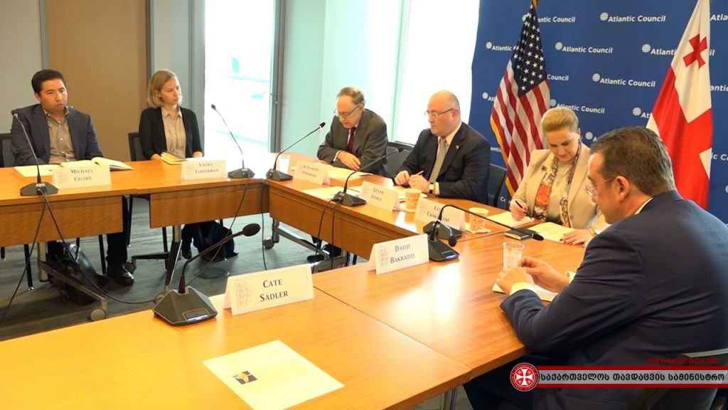 Леван Изория провел дискуссию с экспертами, работающими по вопросам Евразии в Атлантическом совете