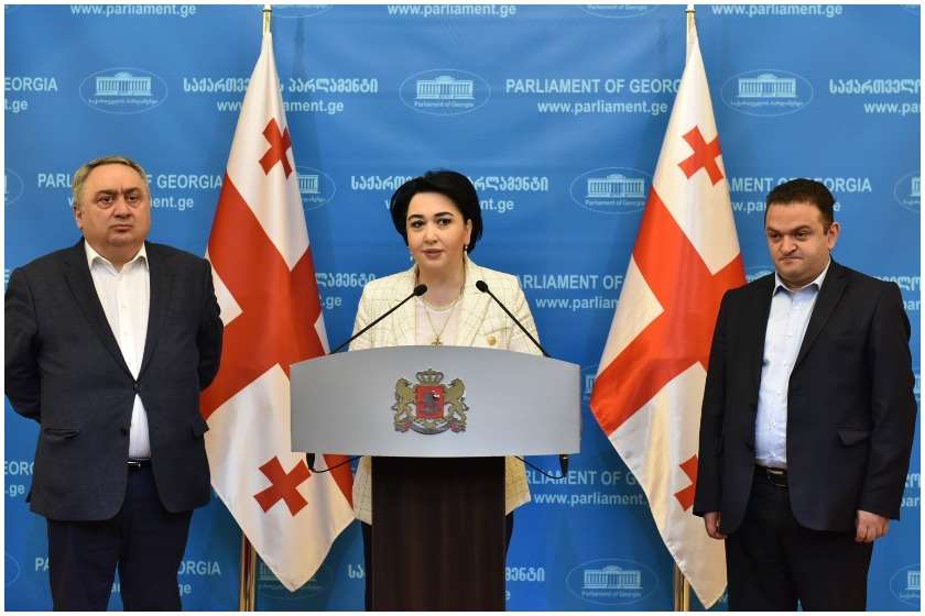 Eka Beselia, Gedevan Popkhadze and Zviad Kvachantiradze  establish a new political party