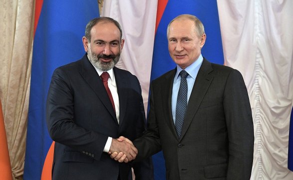 Владимир Путин и Никол Пашинян обсудили вопросы экономического сотрудничества и карабахский конфликт