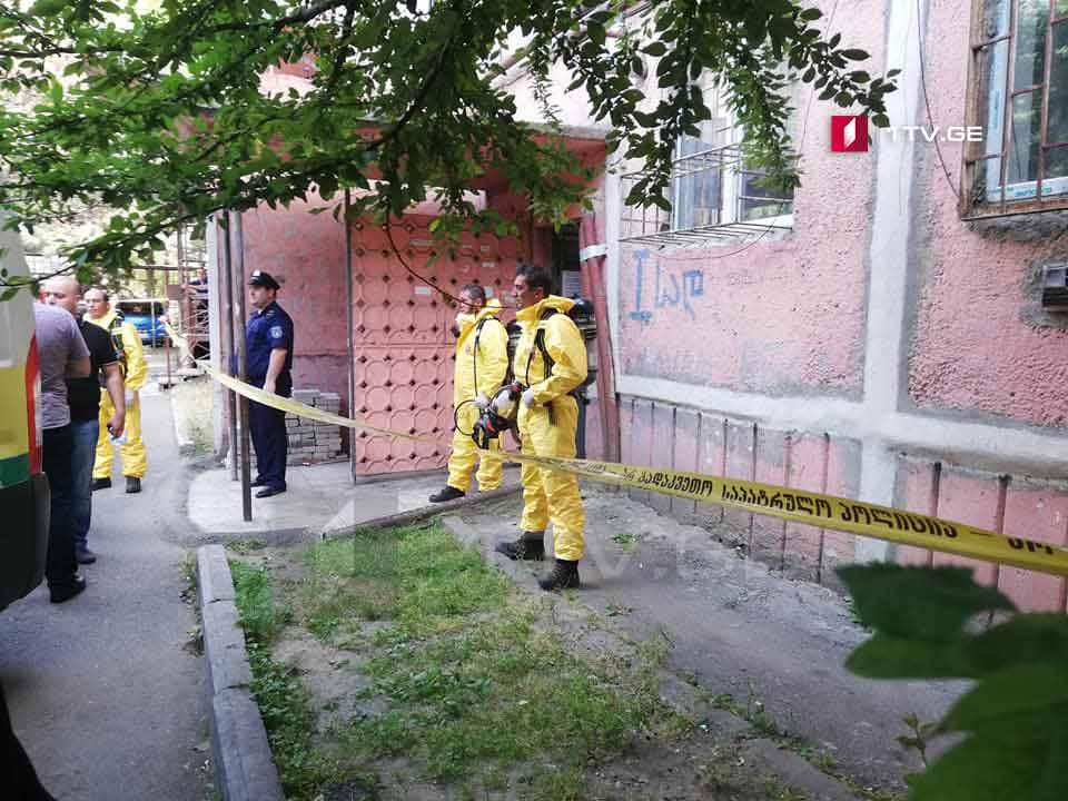 Corpse of woman found in a flat at Samtredia Street