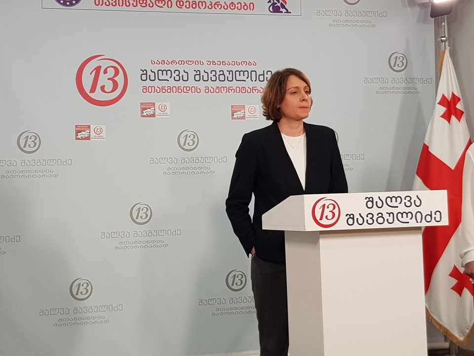 Elene Khoshtaria – Ruling team led dirty pre-election campaign