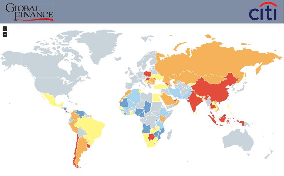 «Global Finance»-ը Վրաստանն ընդգրկել է ամենադինամիկ ներդրումային գրավչություն ունեցող երկրների ցանկ