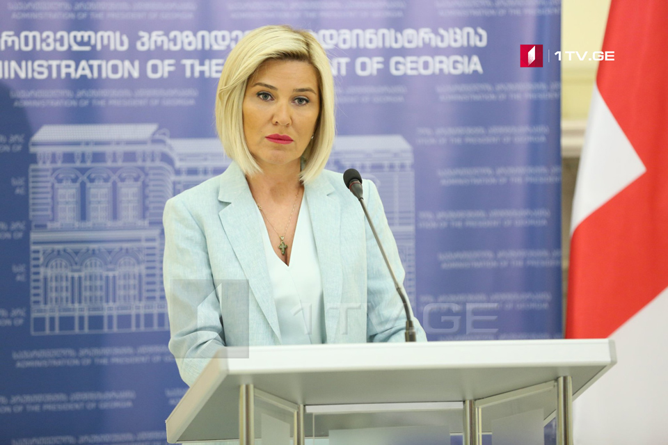 Хатия Моисцрапишвили больше не занимает пост пресс-спикера президента
