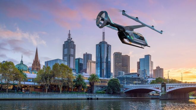 Воздушное такси Uber будет летать в Мельбурне с 2023 года