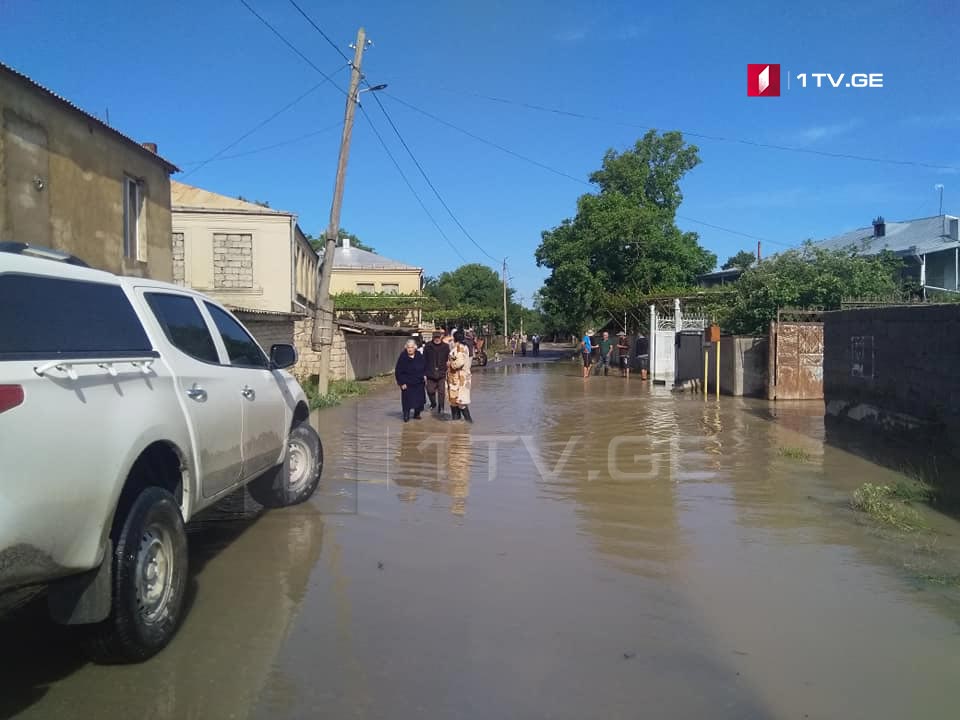 Несколько сел муниципалитетов Гори и Карели пострадали от сильного дождя