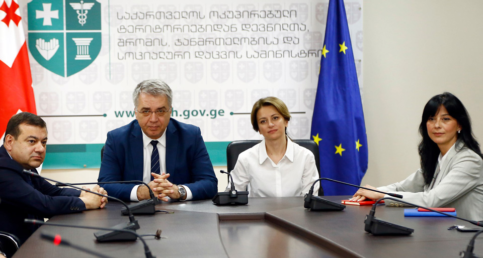 Новый министр здравоохранения Екатерина Тикарадзе встретилась с руководящими лицами ведомства