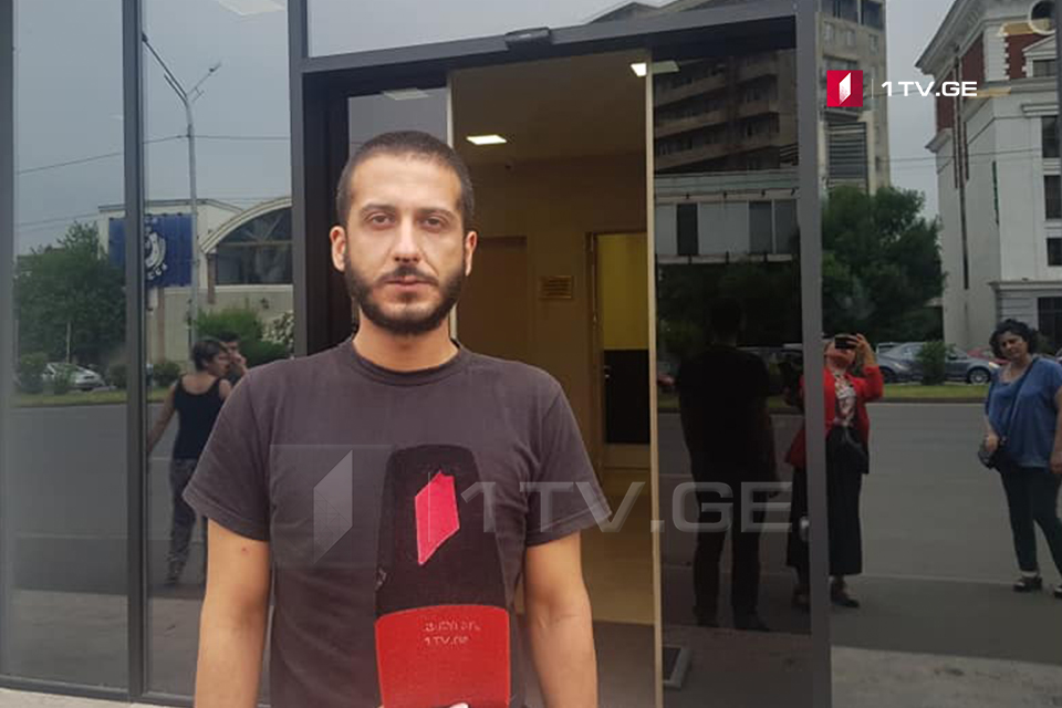 Journalist of Georgian First Channel, who was physically assaulted by law enforcers, left MIA office