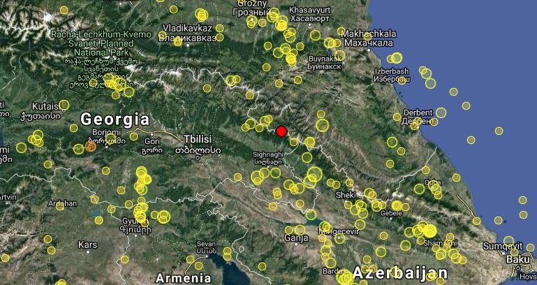 В Грузии произошло землетрясение