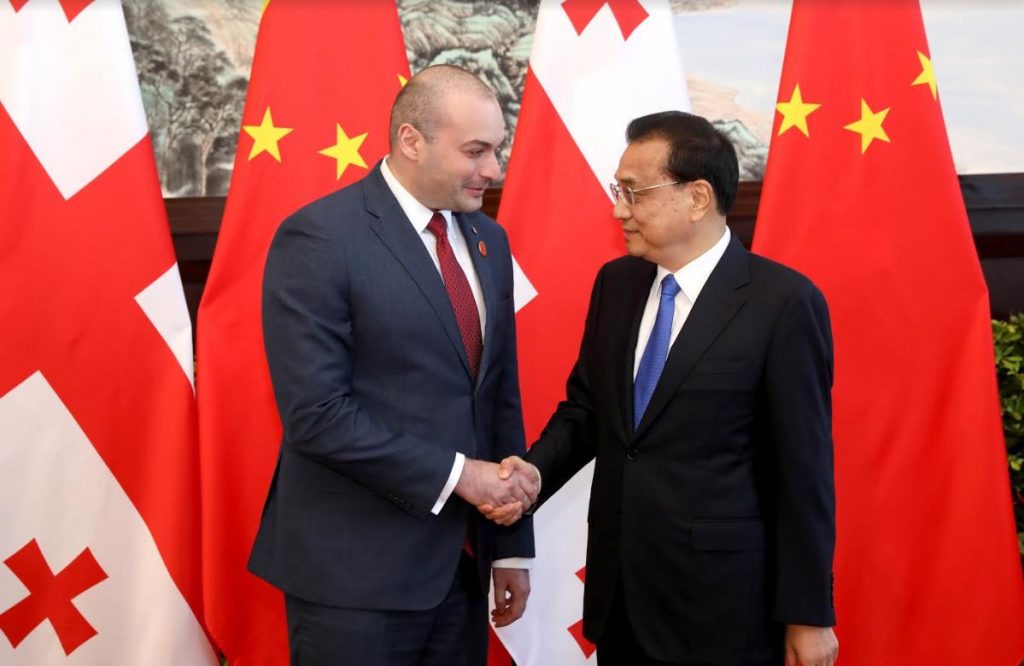 Премьер-министр обсудил перспективы экспорта грузинской продукции в Китай с премьером Государственного совета КНР