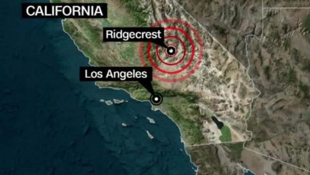 Քալիֆոռնիայում տեղի է ունեցել 7,1 մագնիտուդ ուժգնությամբ երկրաշարժ
