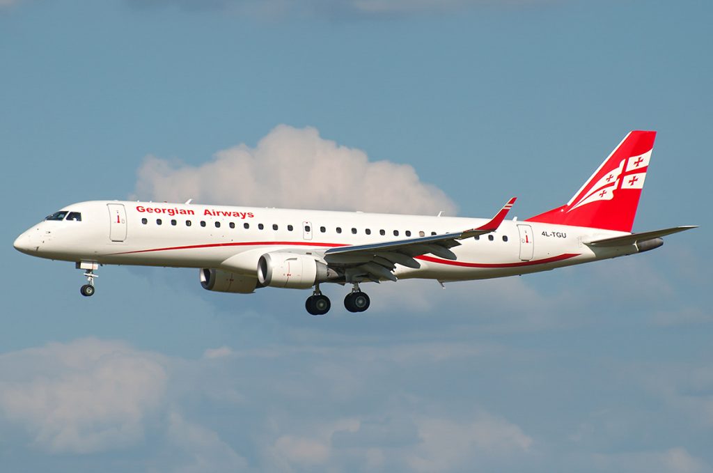 «Georgian Airways» будет летать из Тбилиси в Ереван 14 раз, а из Батуми в Ереван - 7 раз в неделю