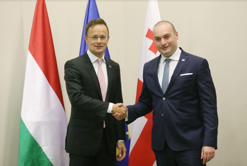 Мамука Бахтадзе и Петер Сийярто обсудили начало новыго этапа экономических отношений между Грузией и Венгрией