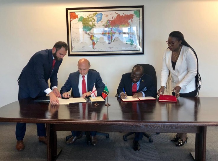 Грузия и Сент-Китс и Невис подписали соглашение об отмене визового режима