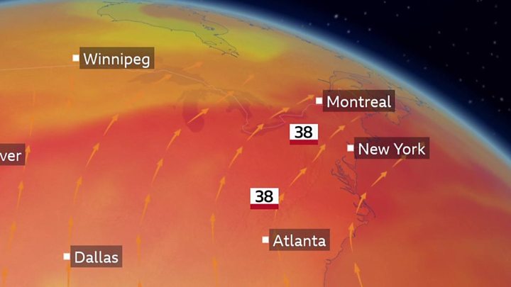Dangerous heatwave starts hitting US and Canada