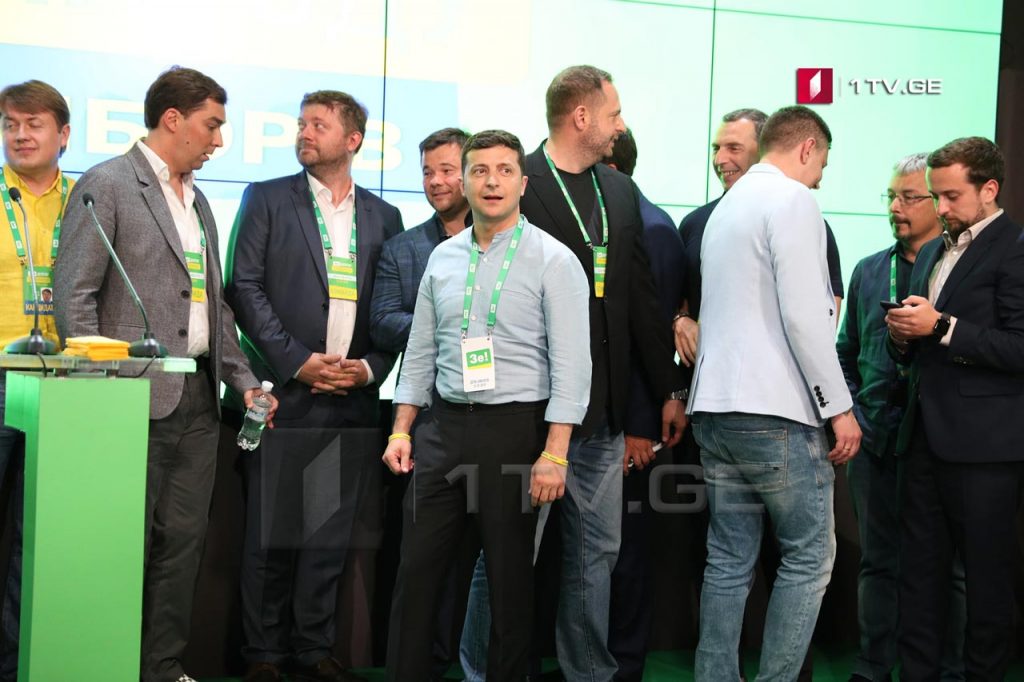 Volodymyr Zelenskiy's party won at polling station opened in Georgia