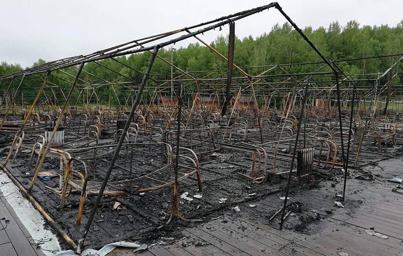 Death toll in a campsite fire in Russia's Khabarovsk region rises to four